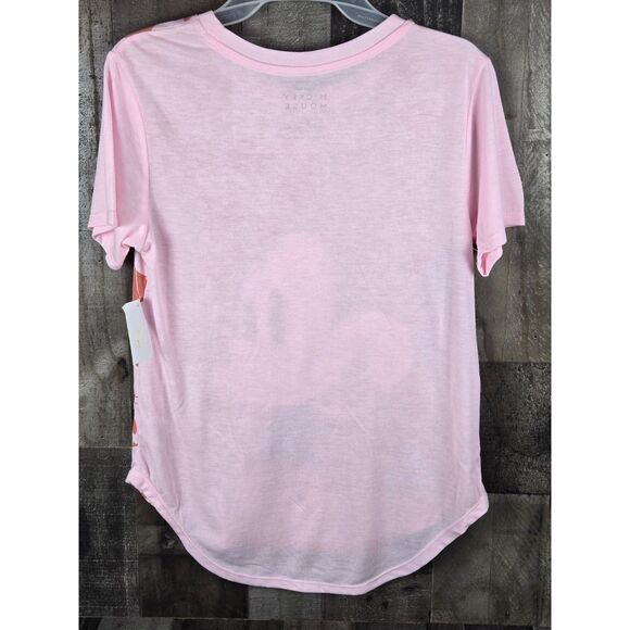 junior Girls Disney Mickey Sleep Shirt Size Med 7-9 NWT - Picture 4 of 6